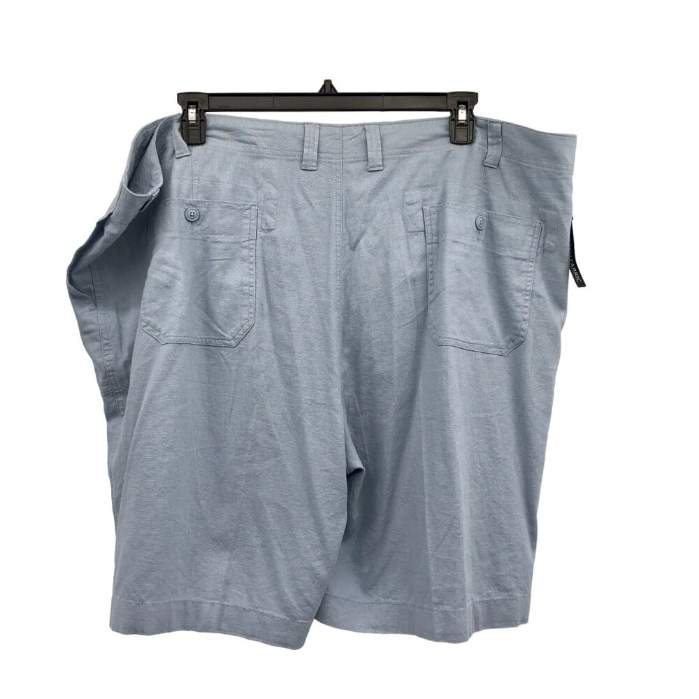Roundtree Yorke Light Blue Shorts Mens 50 NEW Linen Blend - Picture 5 of 11